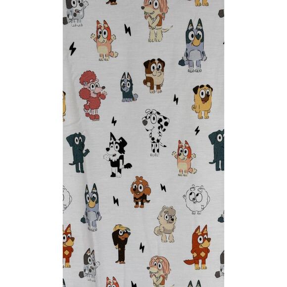 Ellie Sue Bluey & Friends Short Sleeve Bamboo Pajamas Kids Size 6-7 Year New - Picture 7 of 9